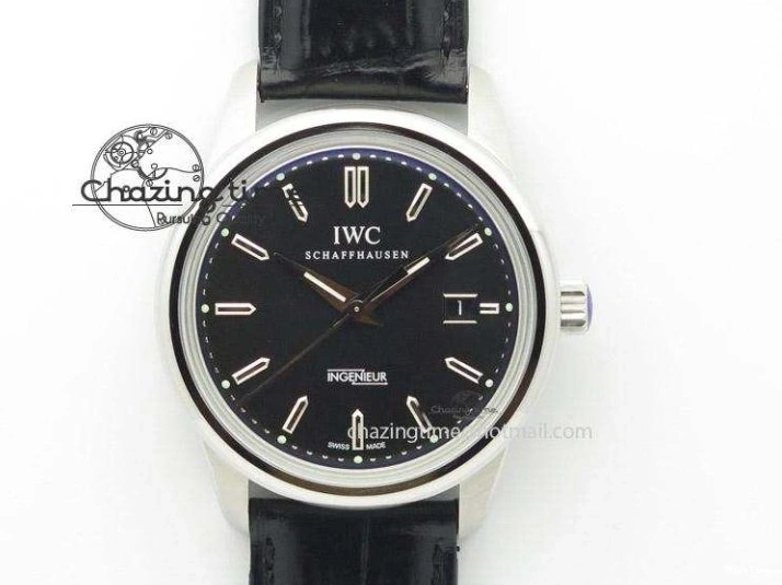 MIROTIME 0310 Mark XVIII IW327002 SS Mk Maker Best Edition White Dial On Black Leather Strap A SunProtective 7298